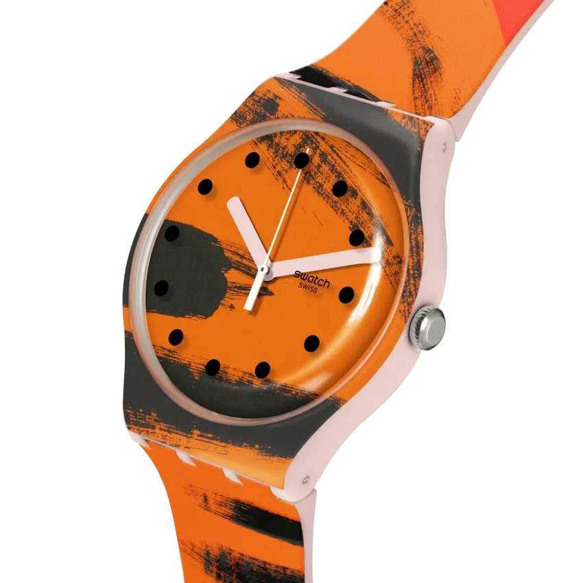 Barns-Graham's Orange and Red on Pink