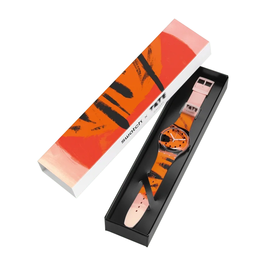 Barns-Graham's Orange and Red on Pink