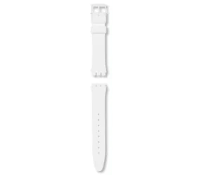 Gent White Matt Silicone Strap