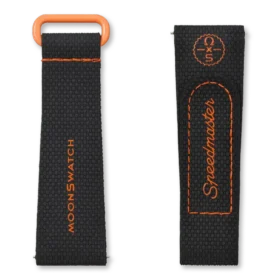 Moonswatch Black/Orange Rubber