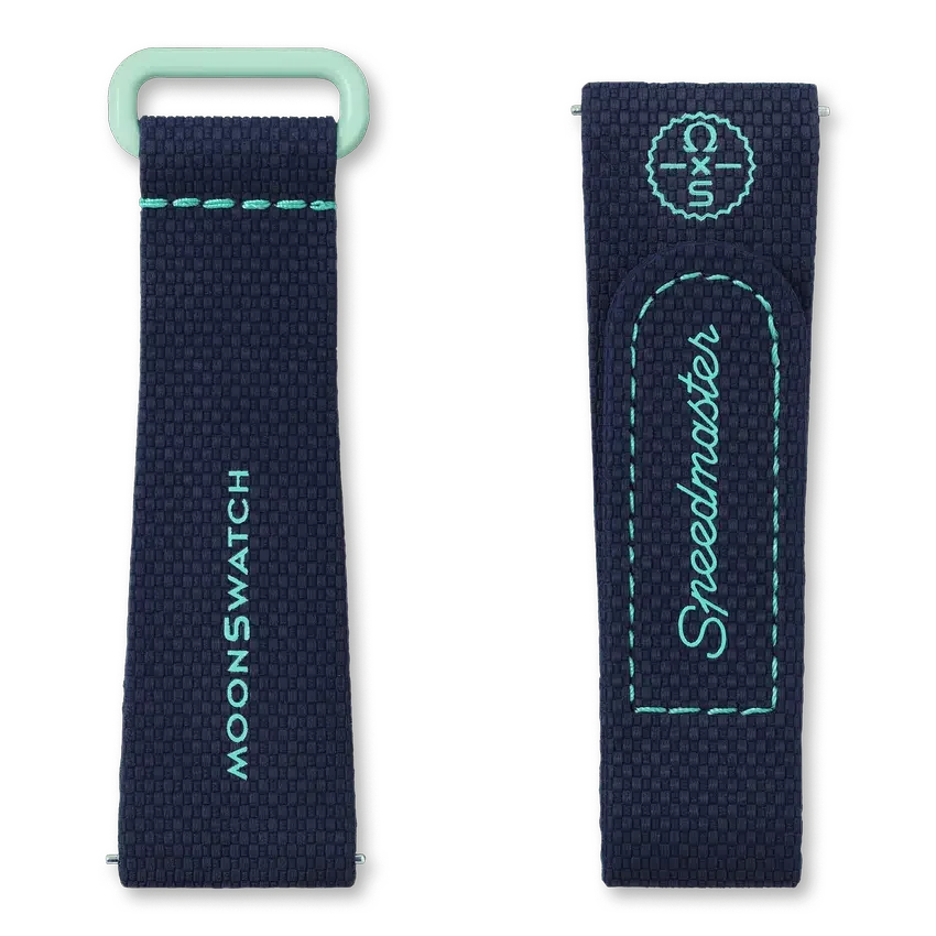 Moonswatch Dark Blue/Green Rubber