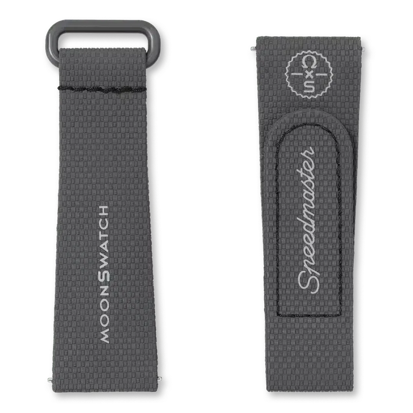 Moonswatch Dark Grey/Black Rubber