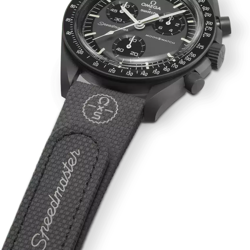 Moonswatch Dark Grey/Black Rubber