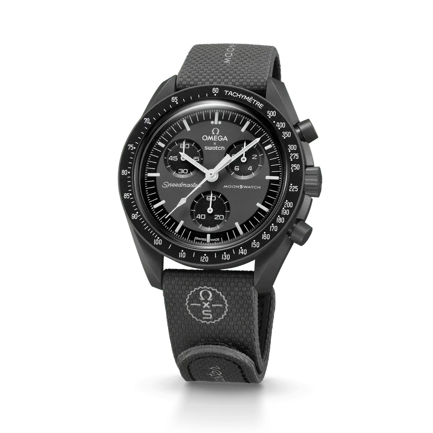 Moonswatch Dark Grey/Black Rubber