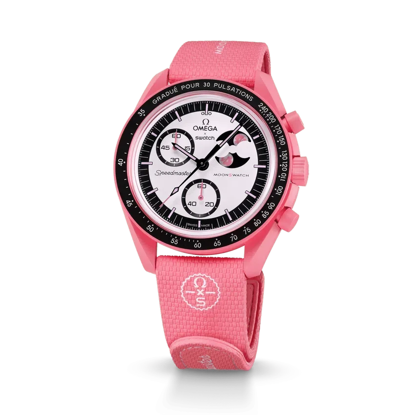 Moonswatch Pink/Pink Rubber
