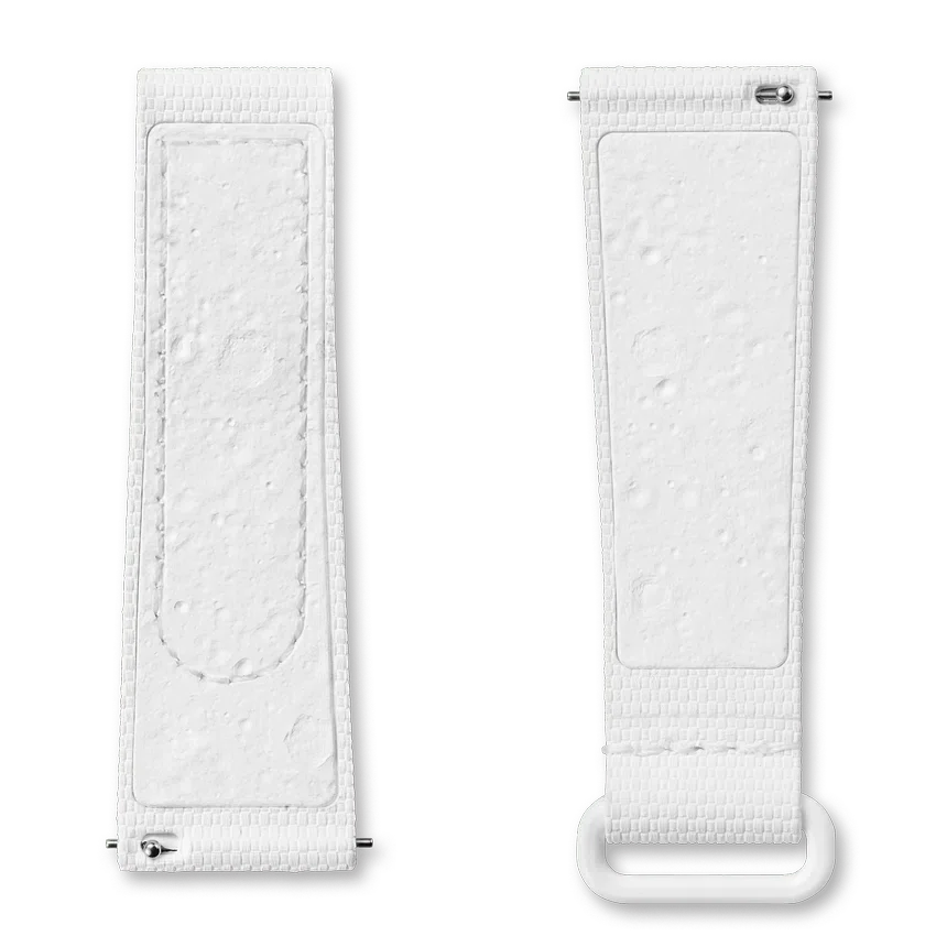 Moonswatch White/White Rubber