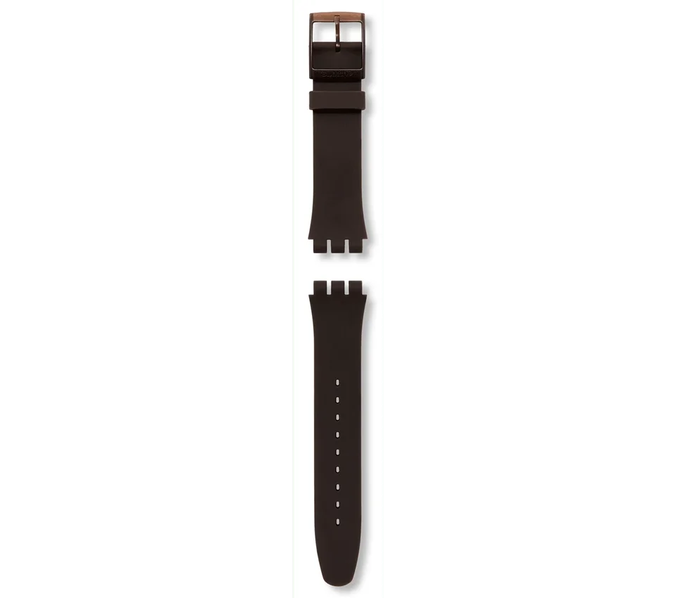 New Gent Brown Silicone Strap