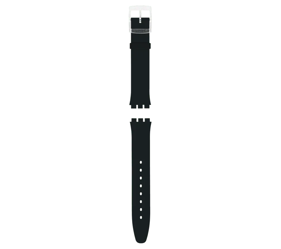 Skin Classic Black Polymer Strap